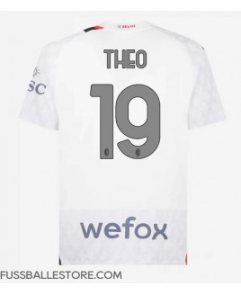 Günstige AC Milan Theo Hernandez #19 Auswärtstrikot 2023-24 Kurzarm